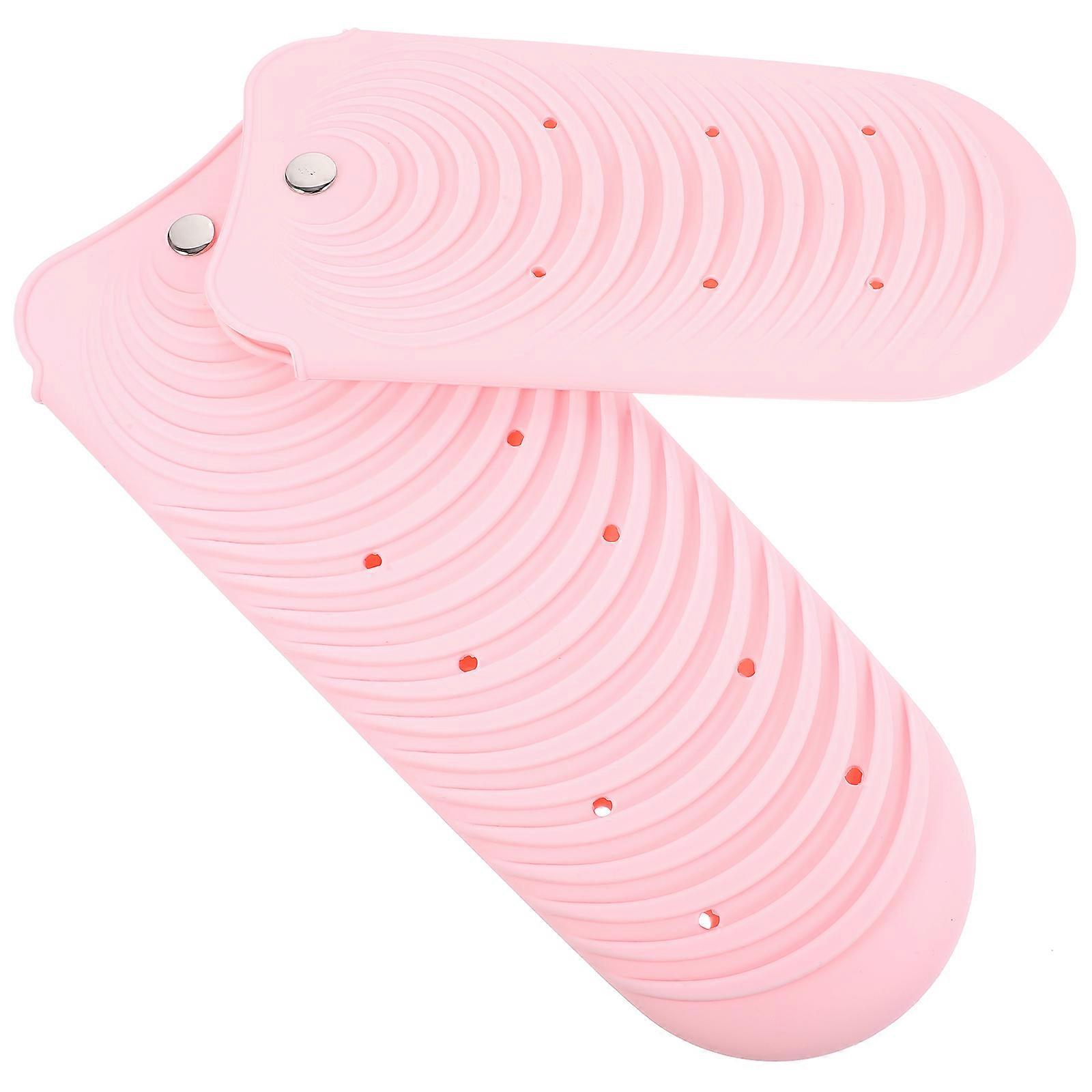 Straightener Pad Hair Curler Mat Heat Insulation Mat Rectangular Easy to Store 2Pcs Hair Styling