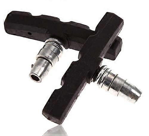 2 Piece Bicycle Brake Set for Shimano 1 Pair Brake Shoes Black VBrake 70 mm