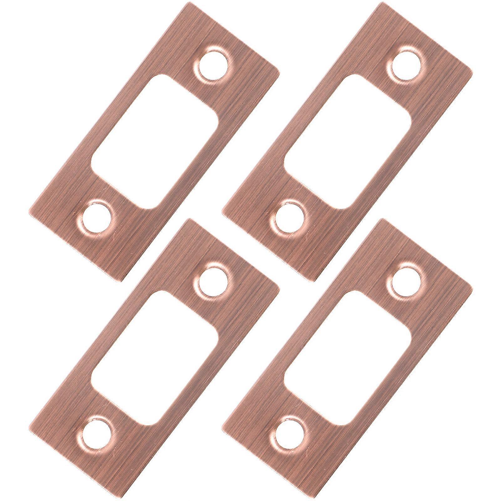 Stainless Steel Door Reinforcement Plate For Wooden Door Locks Easy Installation 4Pcs