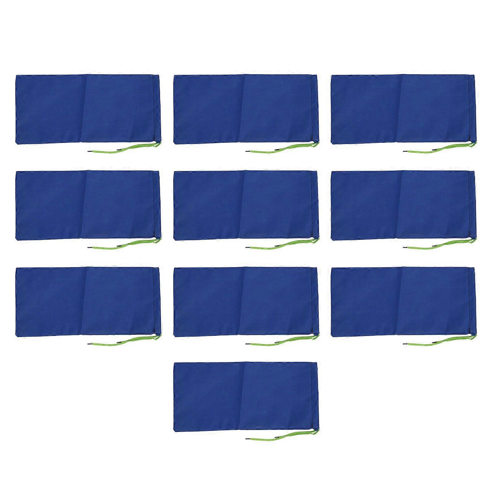 10Pcs Water Activated Flood Barriers Drawstring Flood Prevention Sand Bag for Gate Garage Basement