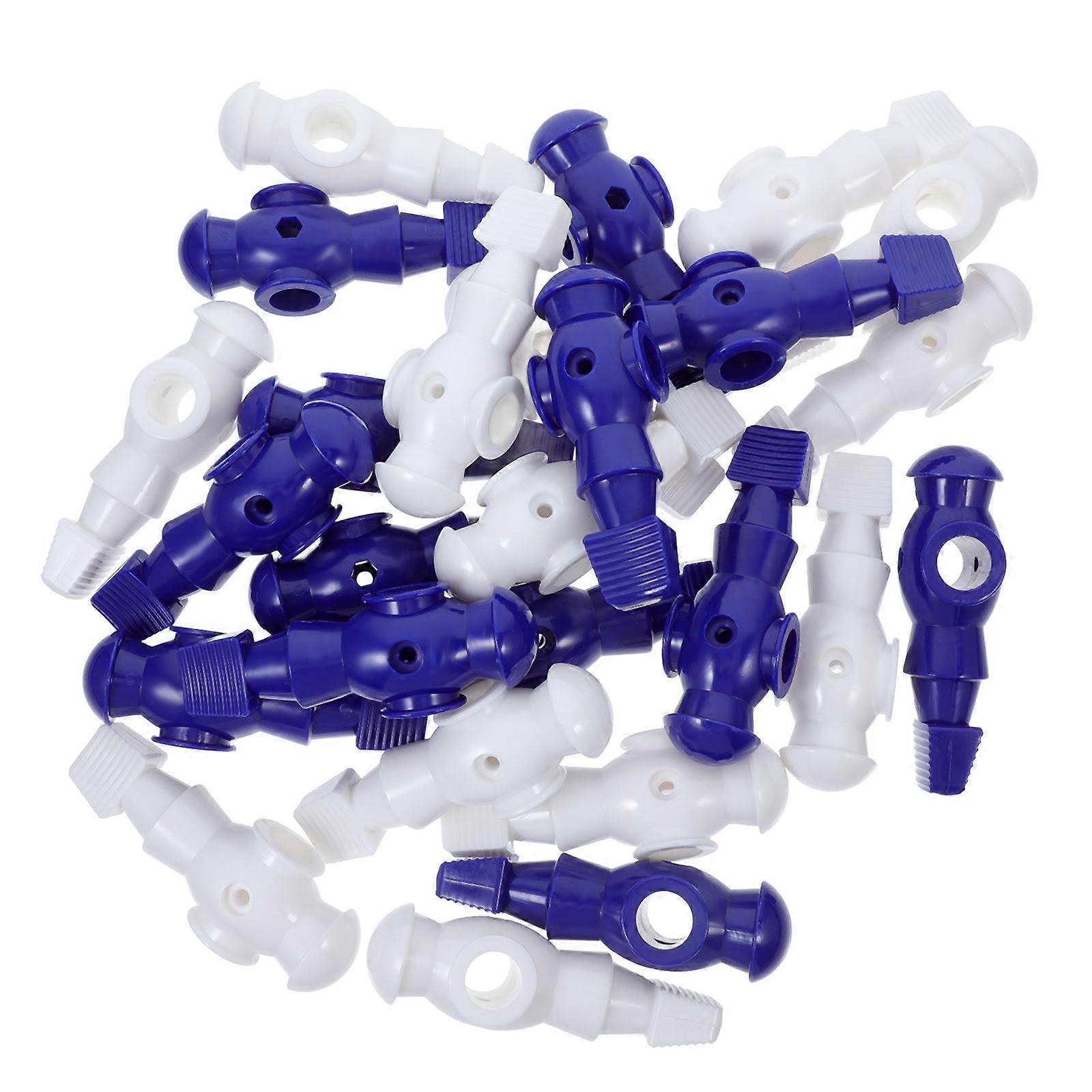 Foosball Game Table Accessories Foosball Player Figures White Standard Foosball Table Compatible 26Pcs