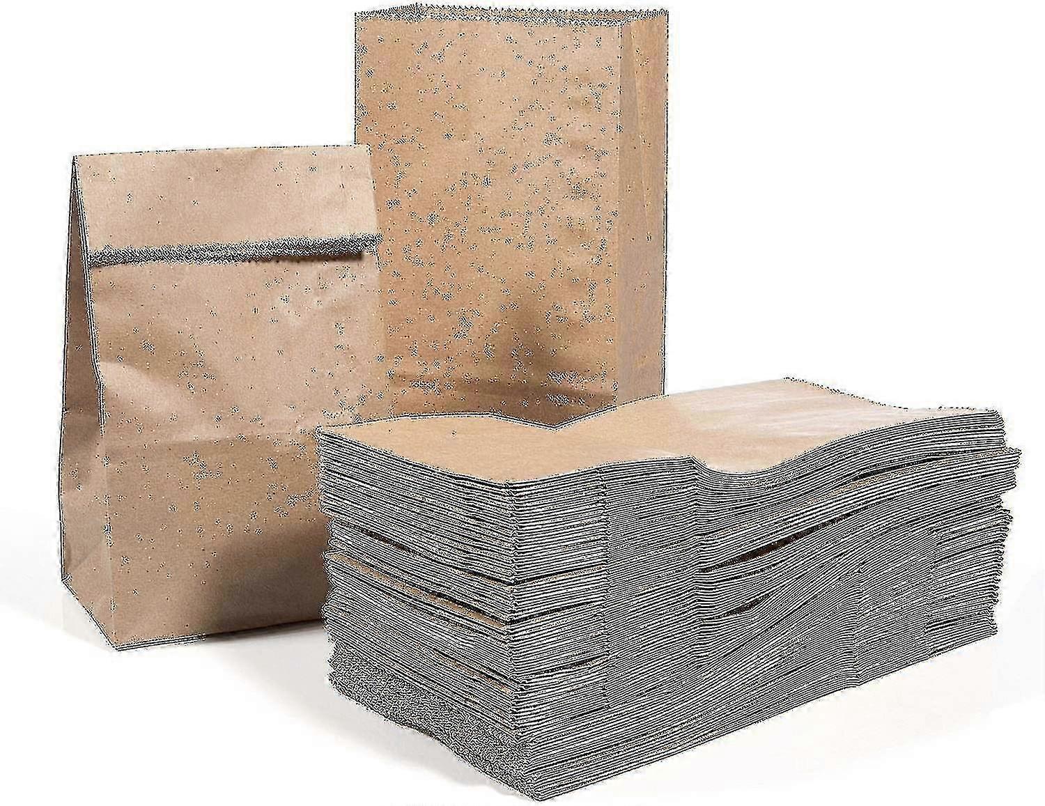 100 kusů hnědé papírové tašky papírové tašky papírové tašky kraftové papírové tašky 17 x 9 x 5 cm