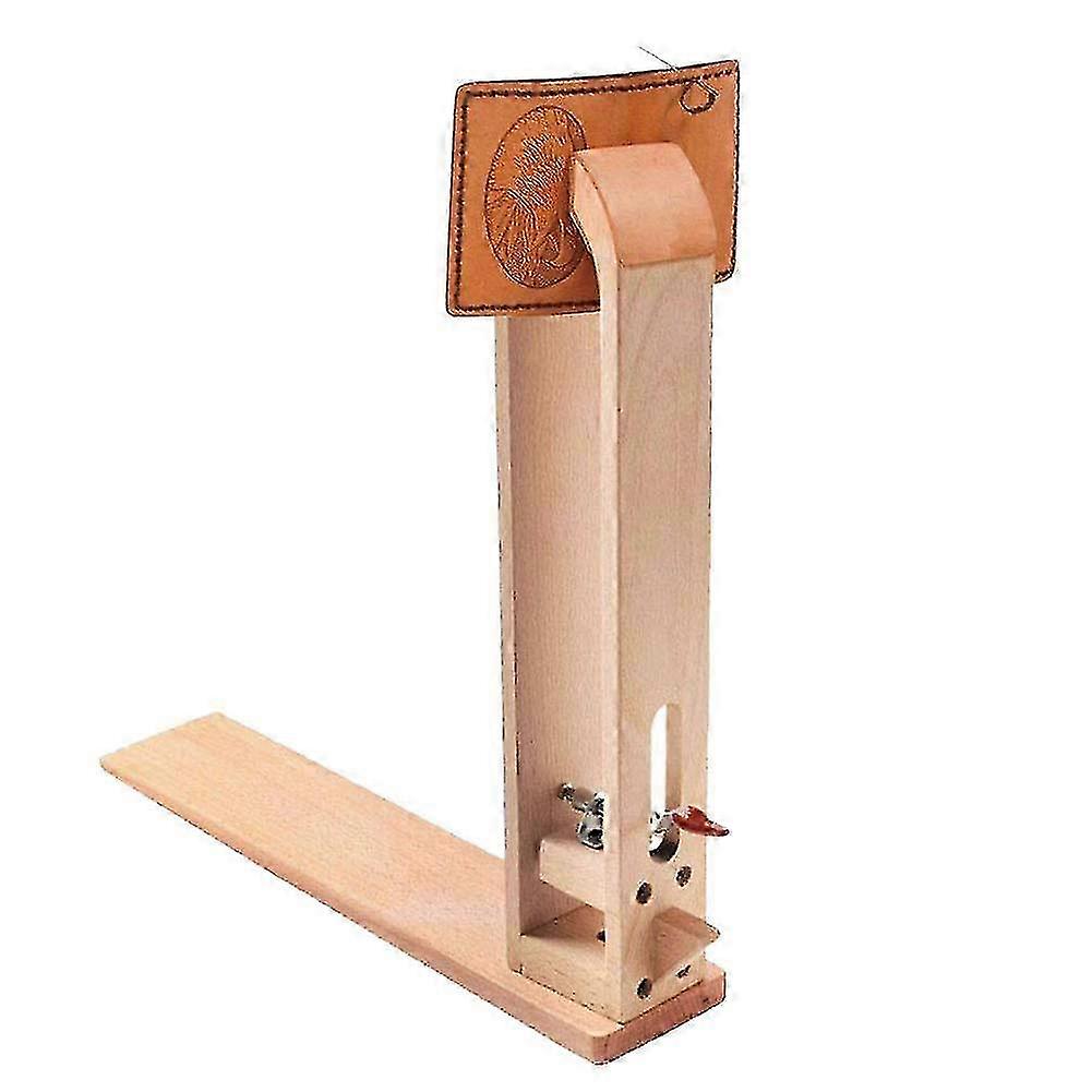Leather Retainer Clip & Clamp for DIY Craft Projects - Wooden Sewing Tool for Leatherwork & Crafting Tasks
