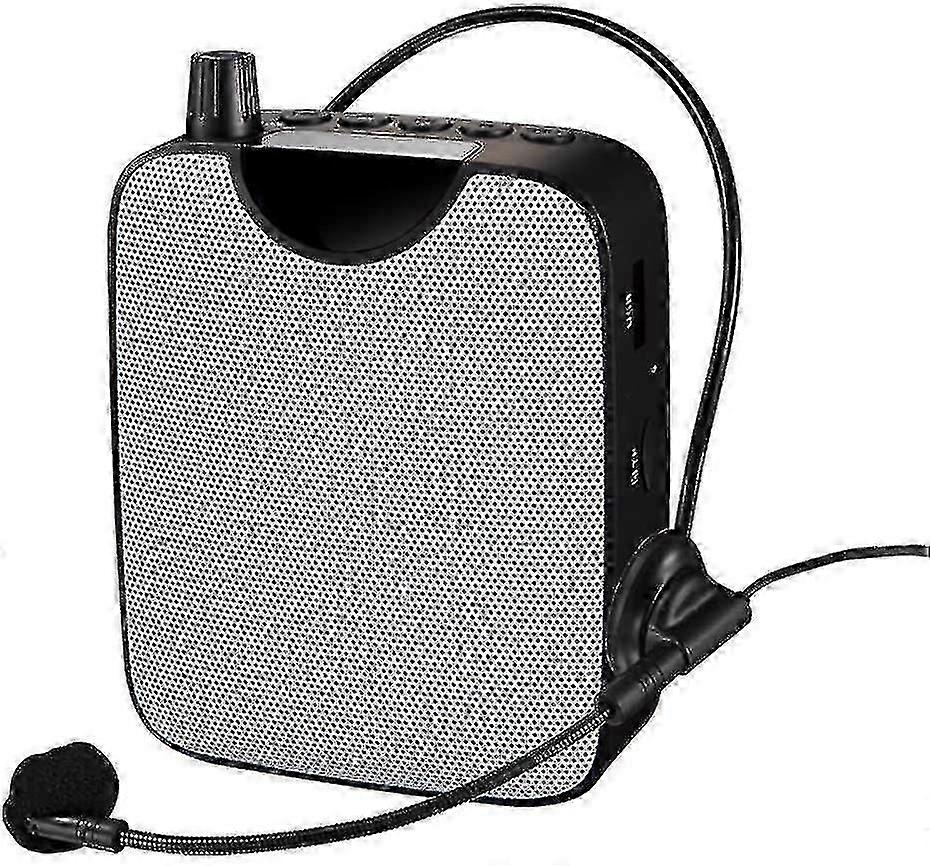 Ultralight Portable Voice Amplifier 10 W Speaker With Headset Microphone And Rechargeable Batteries