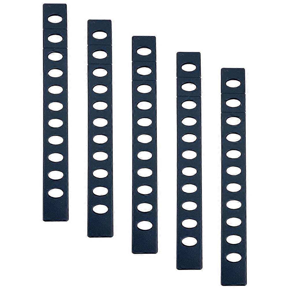 Horizontal guard for Bike Use Black Plastic Protector with Simple Design 5pcs