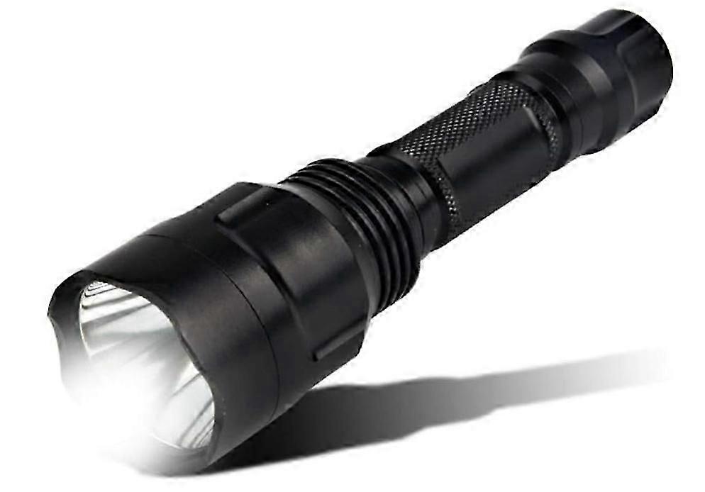 Torches Rechargeable LED Flashlight, Flashlight IP45 Waterproof Handheld Light Outdoor Mini Torch(Black)