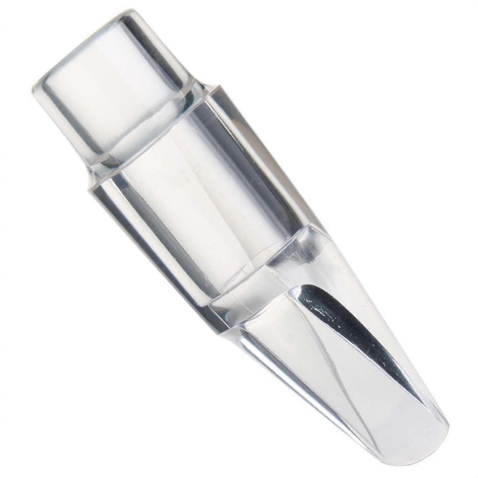 Transparent Mouthpiece For Alto And Soprano Saxophones, Clear Plastic, Durable Material, Improves Playability Alto