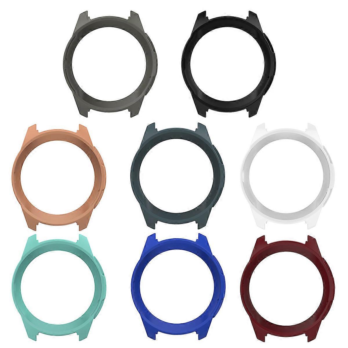 Smartwatch Case Bump Protection Grey Color Full-Around Transparent Frame Cover 8Pcs