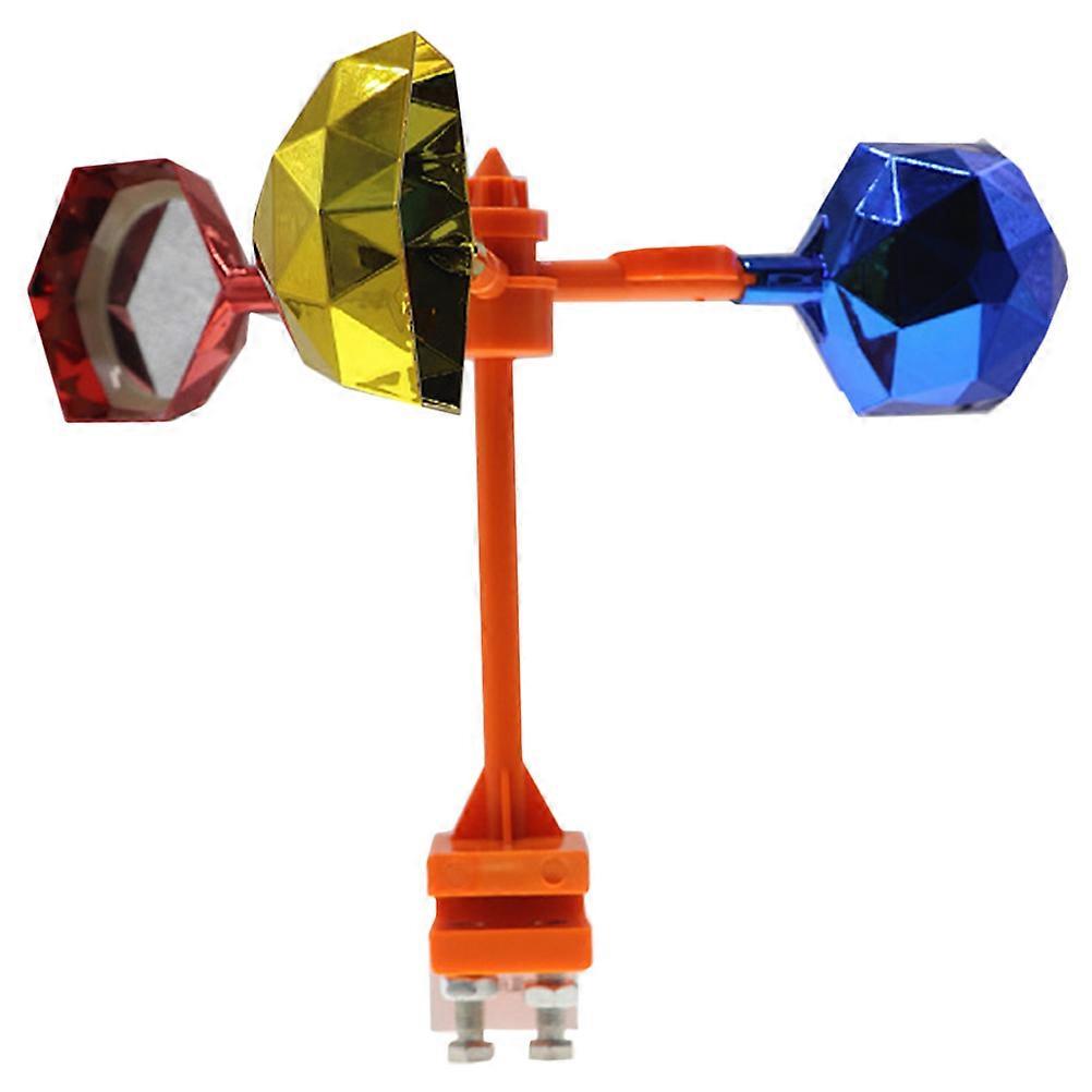 Solar Powered Bird Reflective Tool Pinwheel Shape Bird For Outdoor Garden Use 1Set