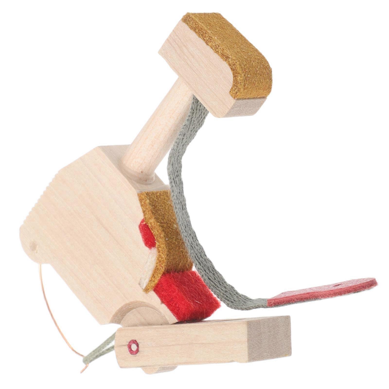 Wooden Piano Hammer Butt for Upright Piano Repair and Maintenance Beige Color Cloth and Wood Material