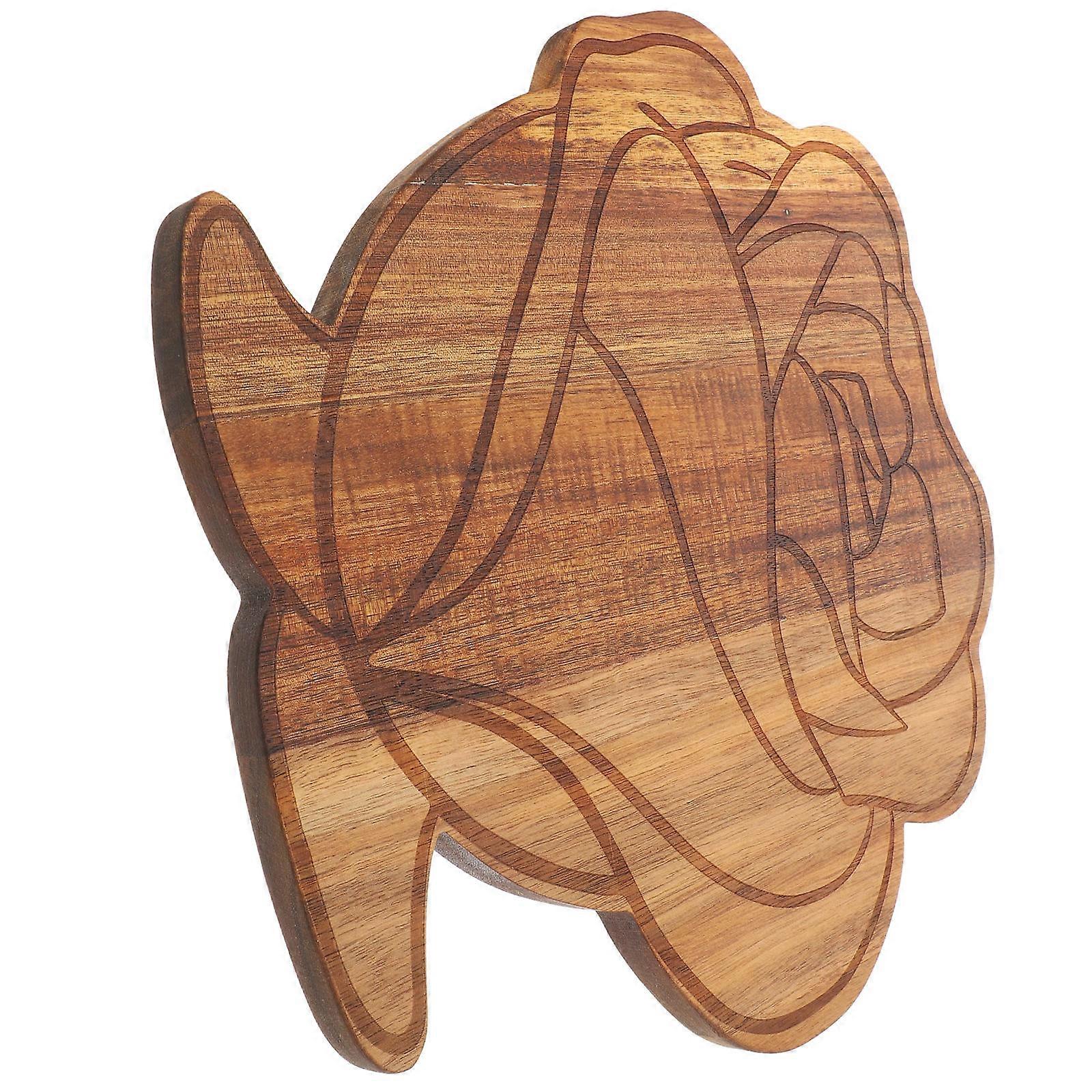 Cutting Board Wooden For Kitchen Serving Platter Multifunctional 1Pack