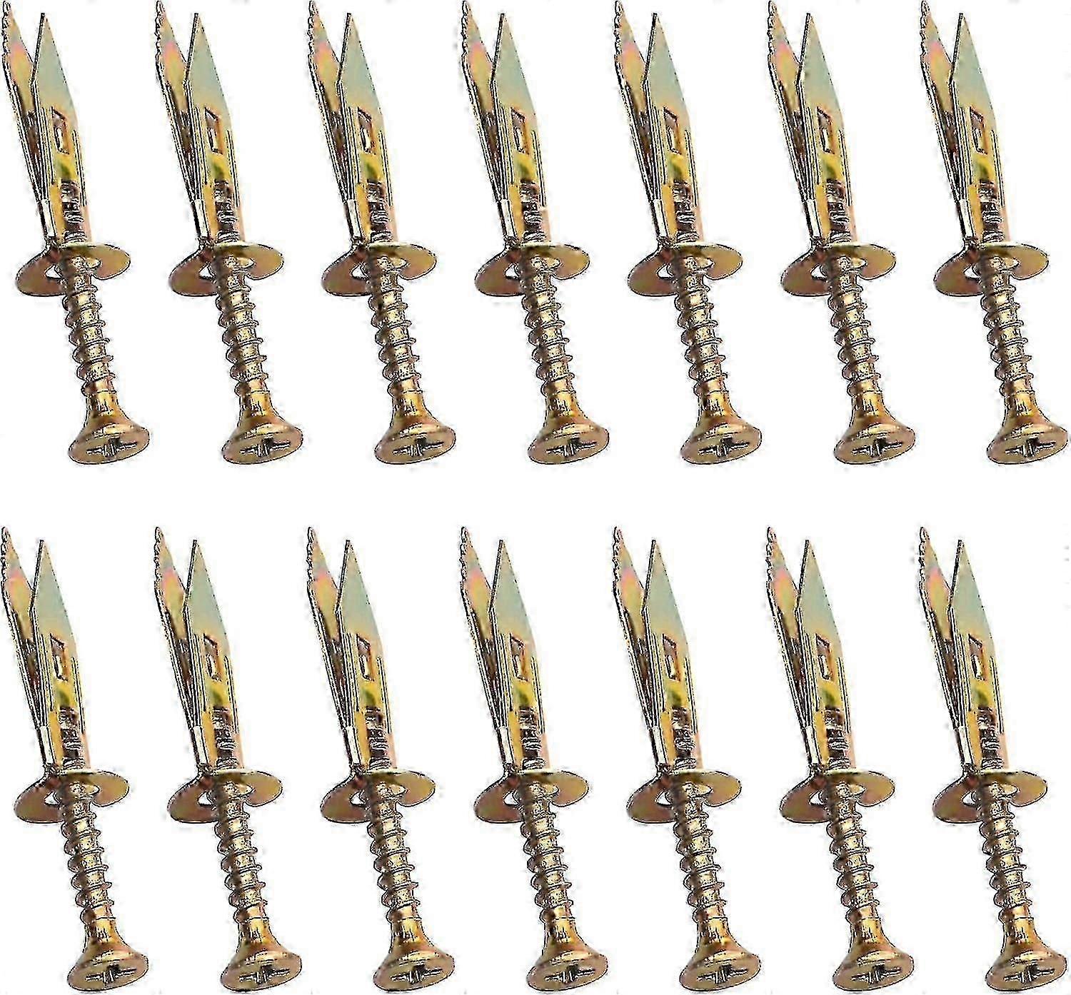 45 sett gipsankre, gipsplateskruer, ekspansjonsplugger veggfestesett hwy