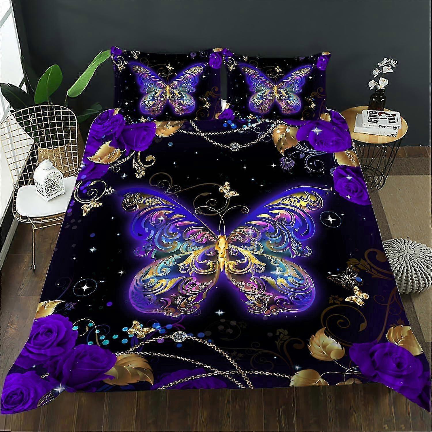 b568 Lençóis Cor Profunda Edredom Capa de Edredom Conjunto de Cama de 3 Peças 1 Capa de Colcha e 2 Fronhas Lençóis gb568 2025