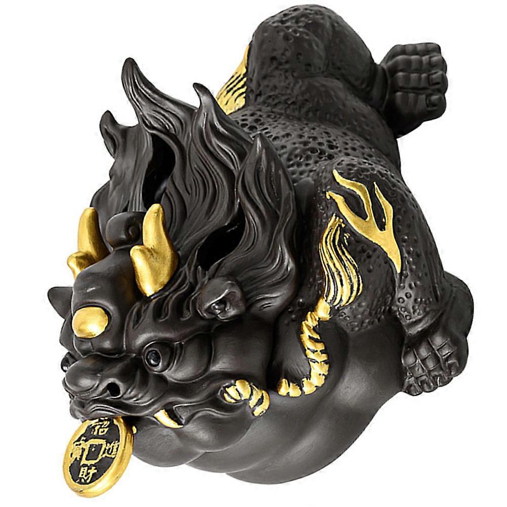 Decorative Ceramic Incense Holder Toad Design For Study Sauna Room Aromatherapy 1Set