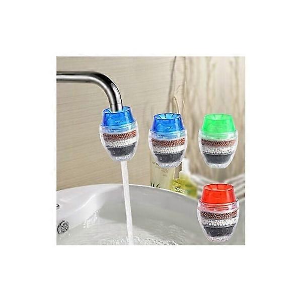 Mini Water Filter Faucet Purifier Carbon Filter Home Tool (3-Pack)
