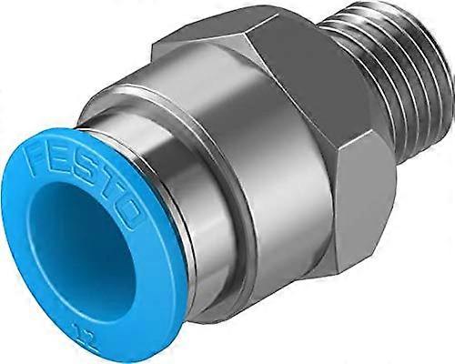 QS-1/4-12 Plug-In Fitting, Standard Size 8.5 mm, Random Mounting Position, Model 164980, Durable Compatibility