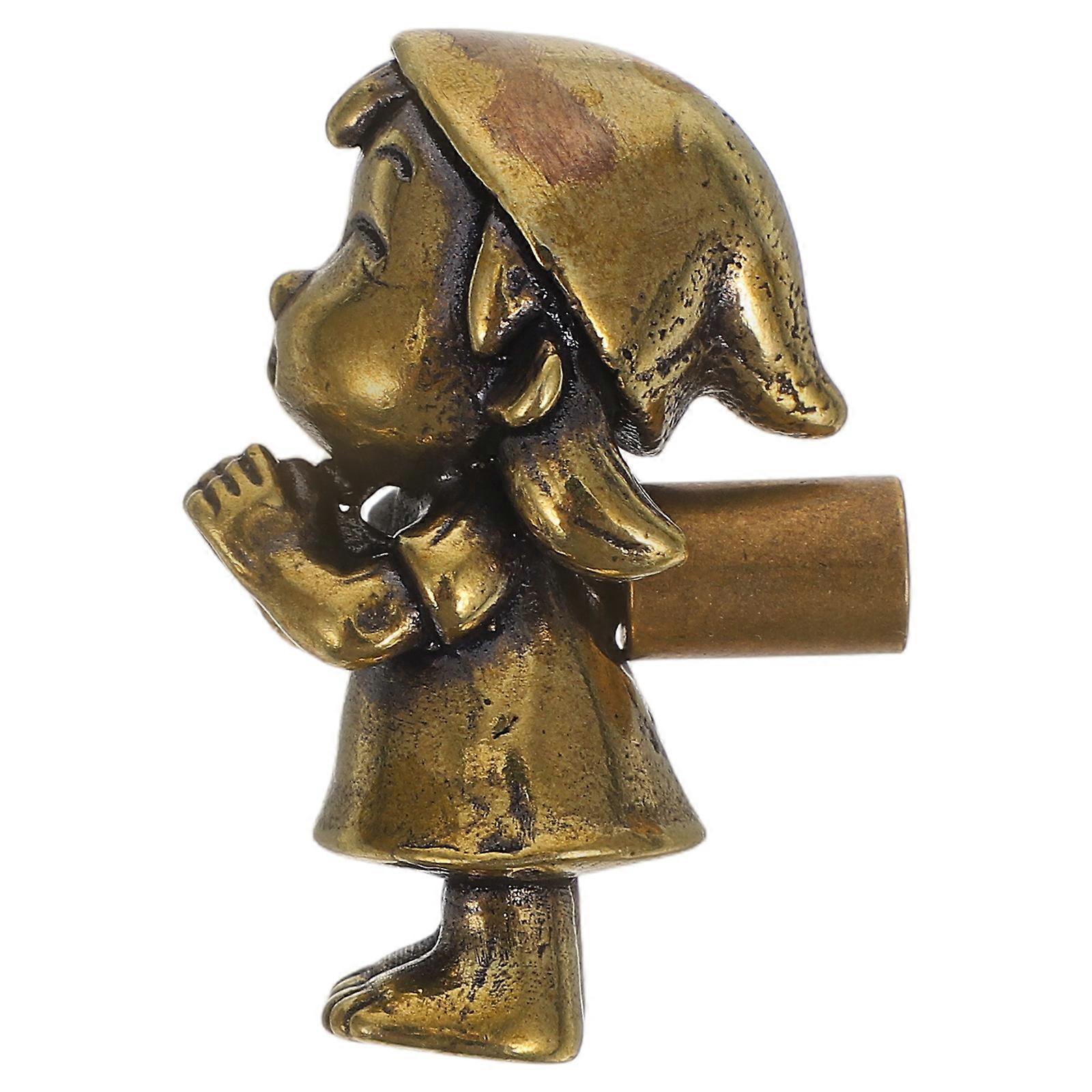 Praying Girl Door Knob Brass for Nursery Cabinet Pull Decorative