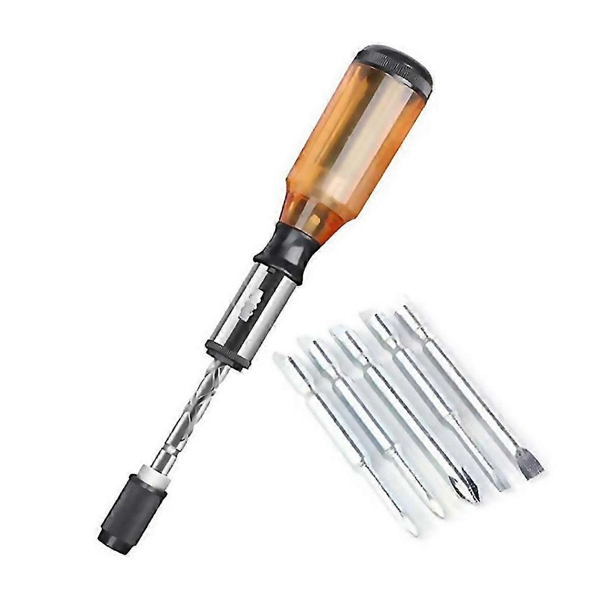 Push Pull Ratchet Screwdriver Set 5 In 1 Screwdriver Bit Set Sleeve Driver Bitholder Ratchet Socket