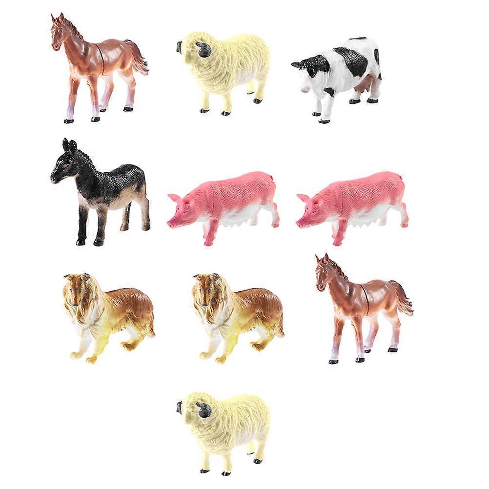 It sounds like you're describing a product listing for **farm animal figurines** used in **early childhood education**. Here's a refined and