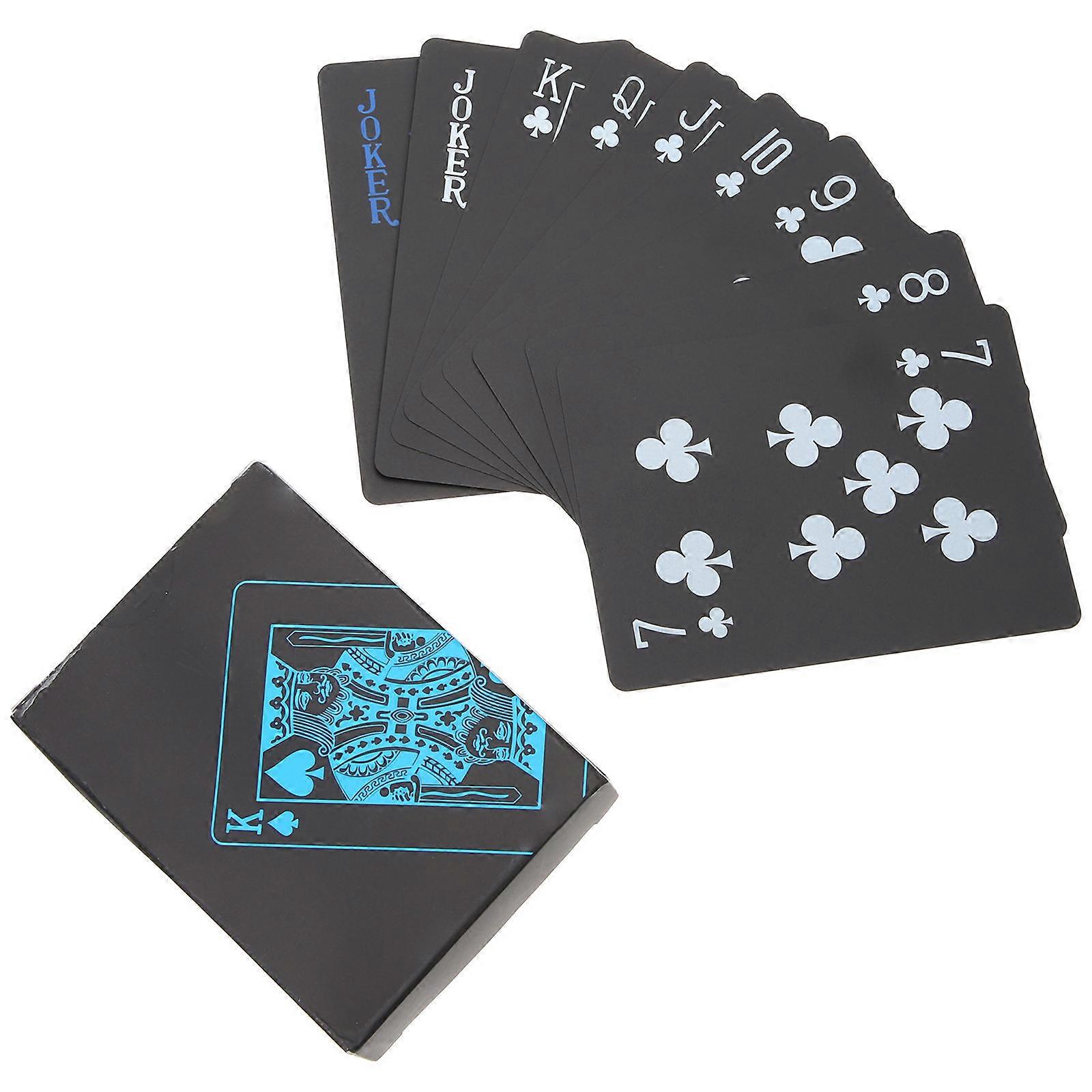 Rectangle Card Game 2 Boxes Waterproof Entertaining Game for Party Favors 10.00X5.00X2.00cm