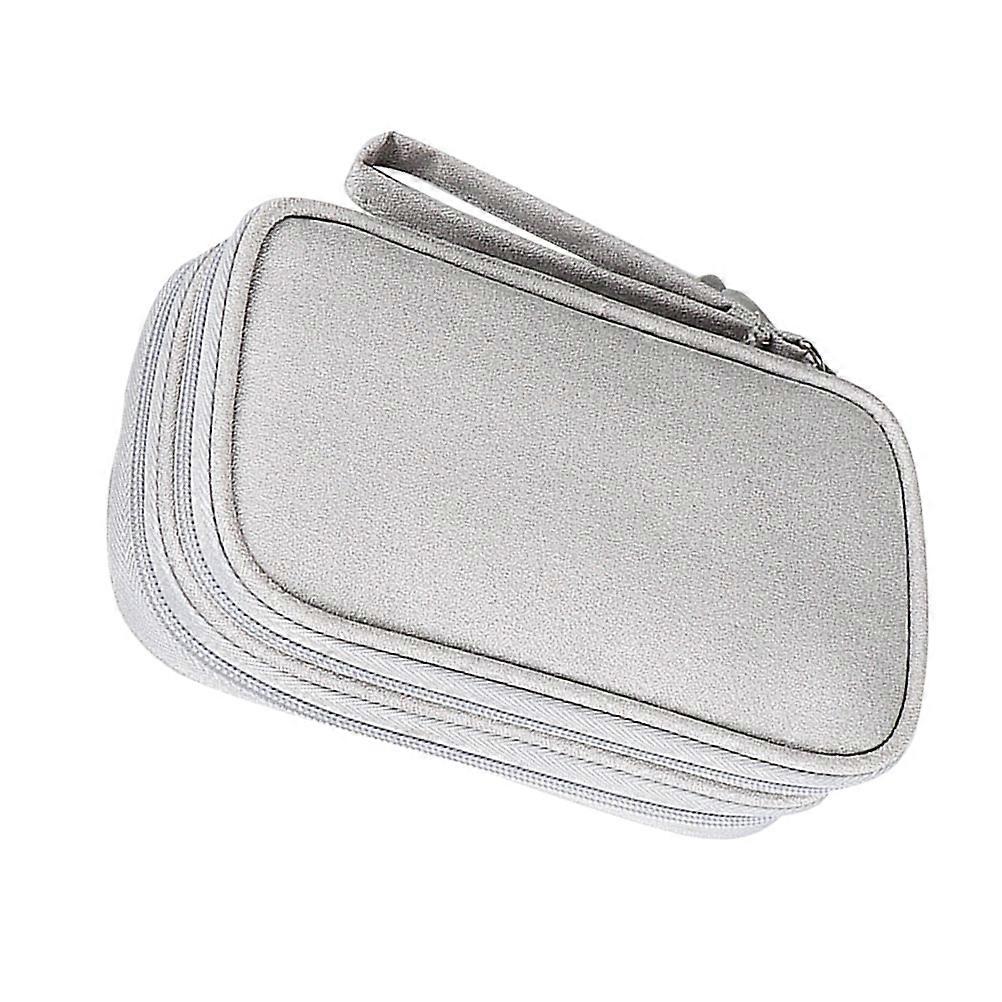 Gadget Storage Pouch For Home Use Vacation Grey 1Pcs Waterproof Organizing Accessory
