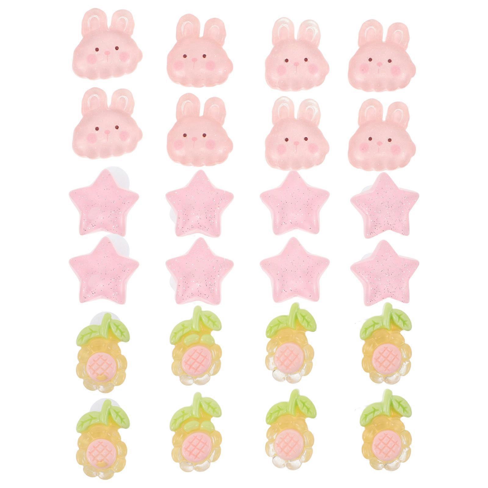 3 Sets Fun Rabbit Sunflower Star Pattern Silicone Toe Separators – Durable, Washable Nail Art Tools for Precise Pedicures, Reusable Toe Dividers for