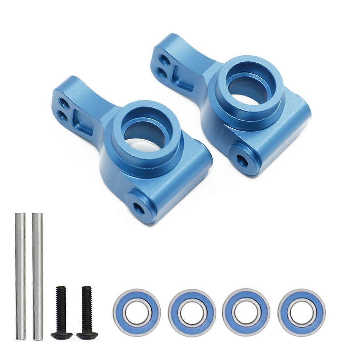 Aluminium Rear Axle Seat with Bearing RC Parts for 1/10 Ruckus, Axe, Brutus, Circuit, AMP MT, AMP DB, AMP Crush, KN Torment 2WD RC Car, Blue