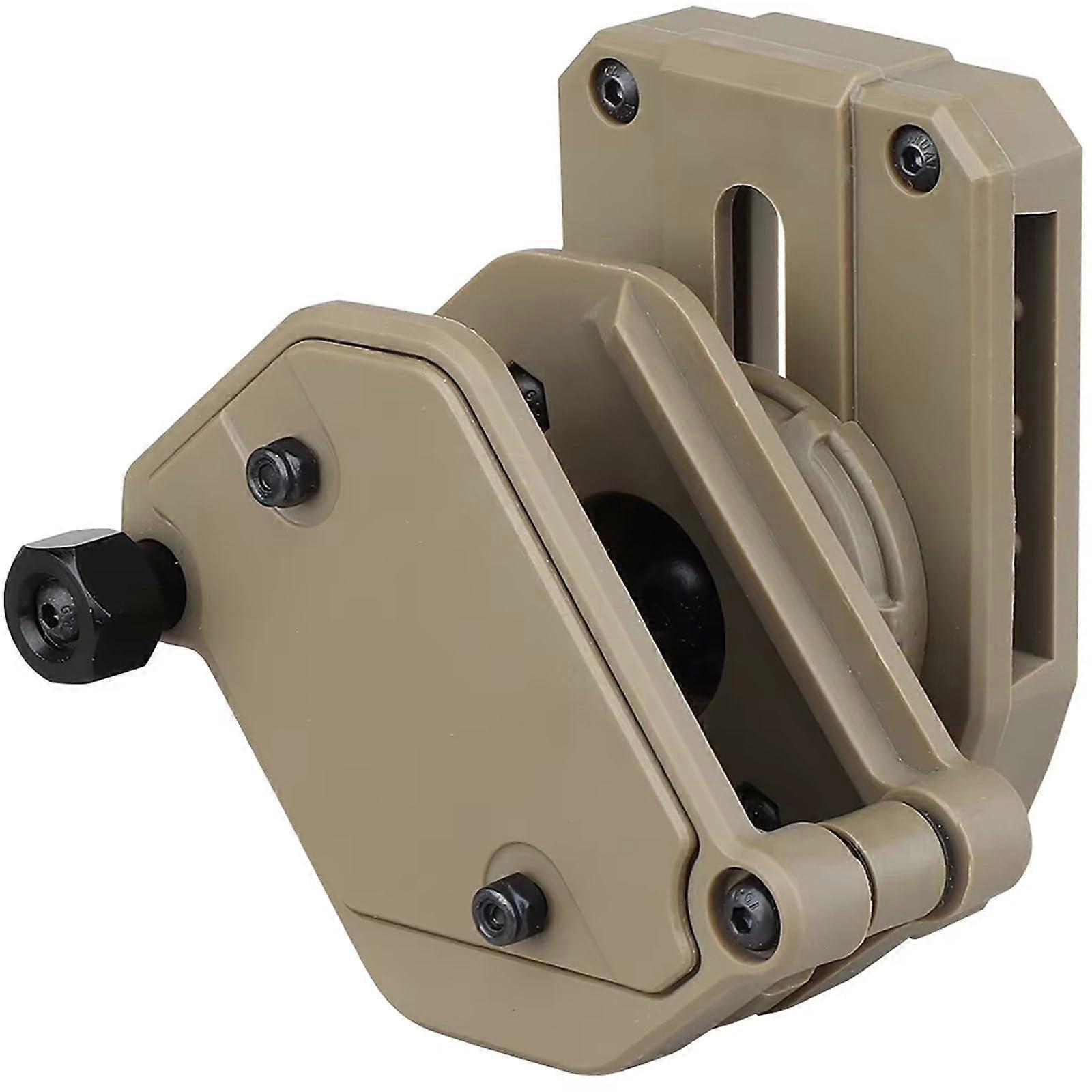 Tactical Magazine Pouch Pistol Pouch MultiAngle Speed Molle Holster Mag Pouch Competition 1.5 Inch Belt Hunting Airsoft Equipment Brown