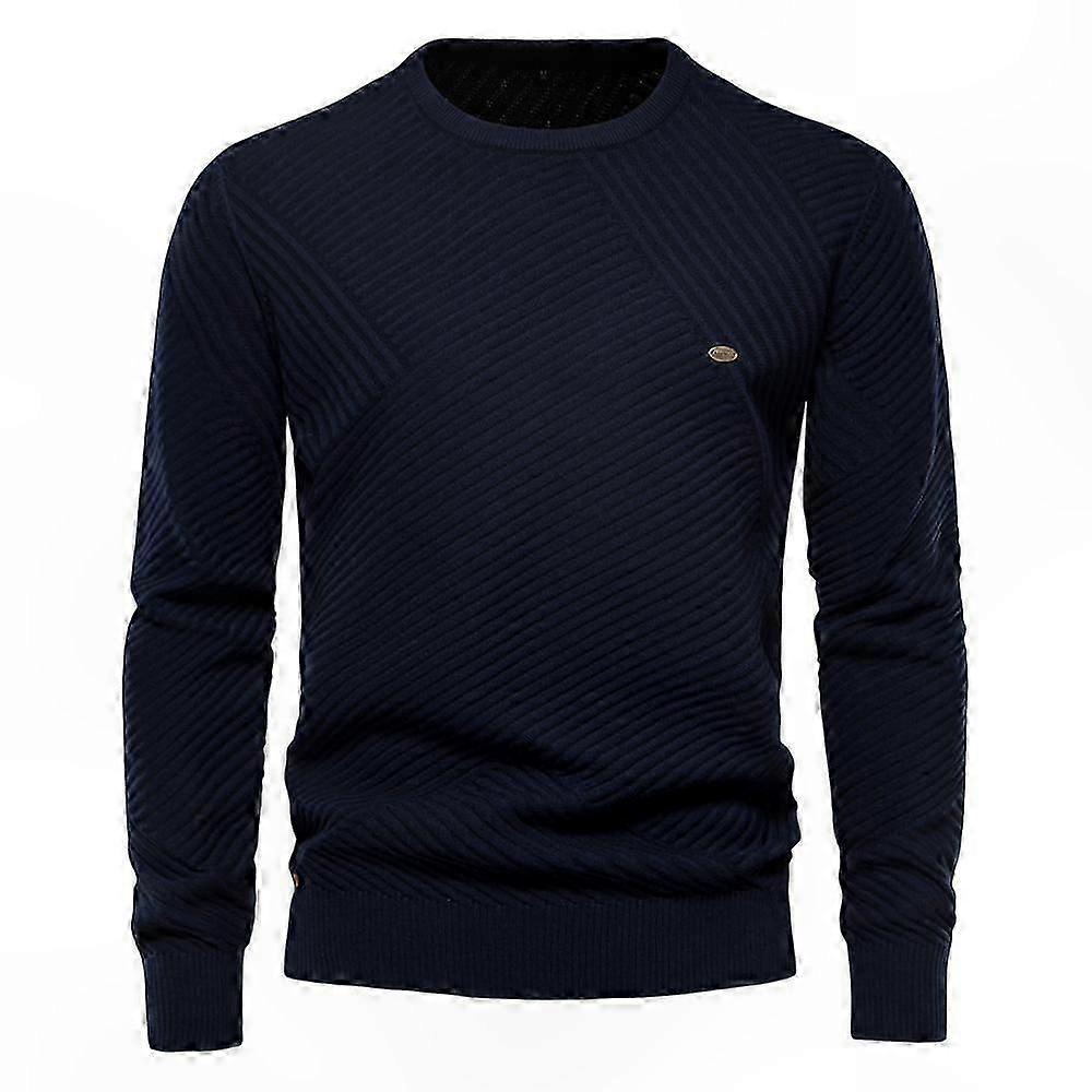 Striped Knitted Sweater for Men