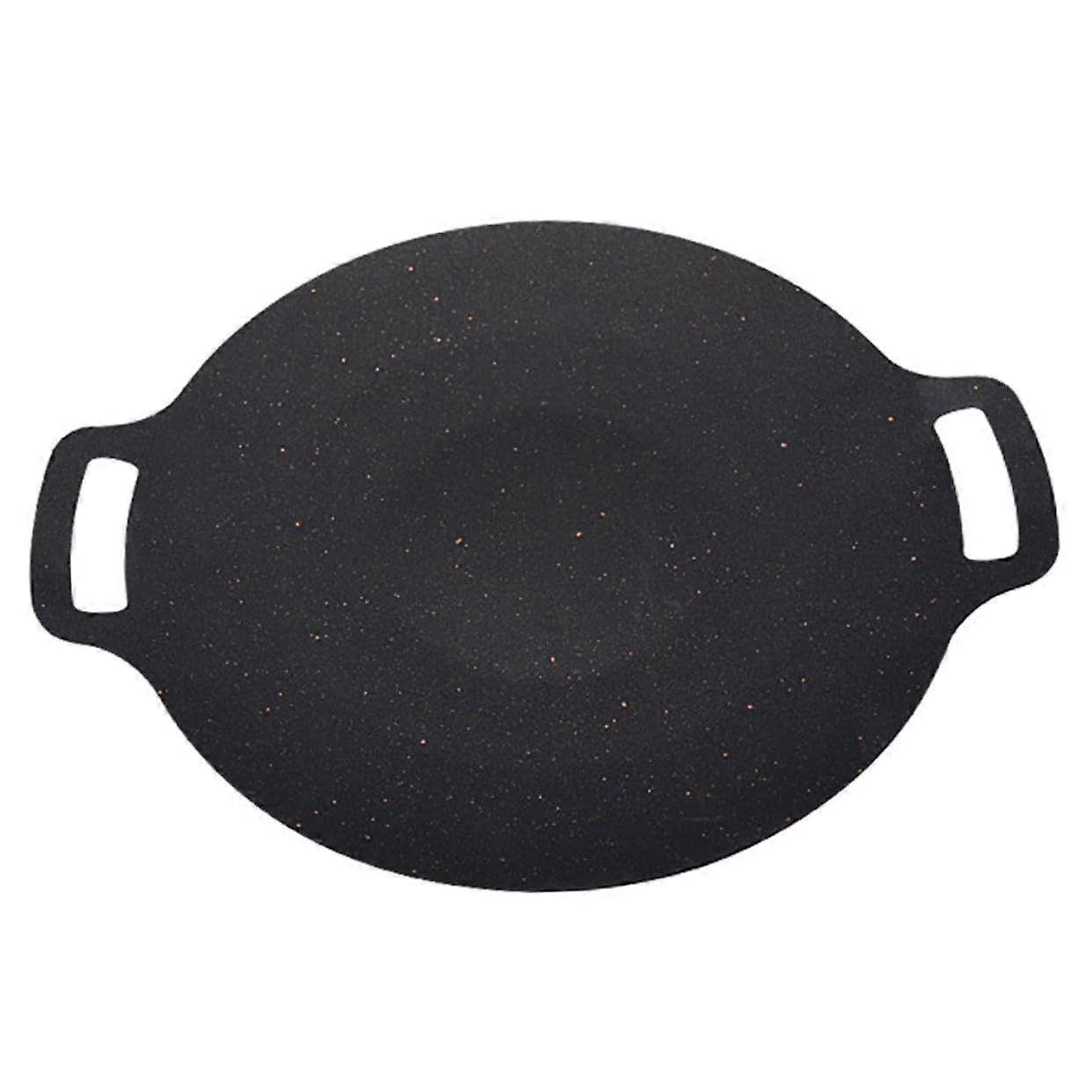 Bbq Grill Pan Medical Stone Round Nonstick Grill Plate For Induction Cooktops Versatile For Vegetables Pizza And