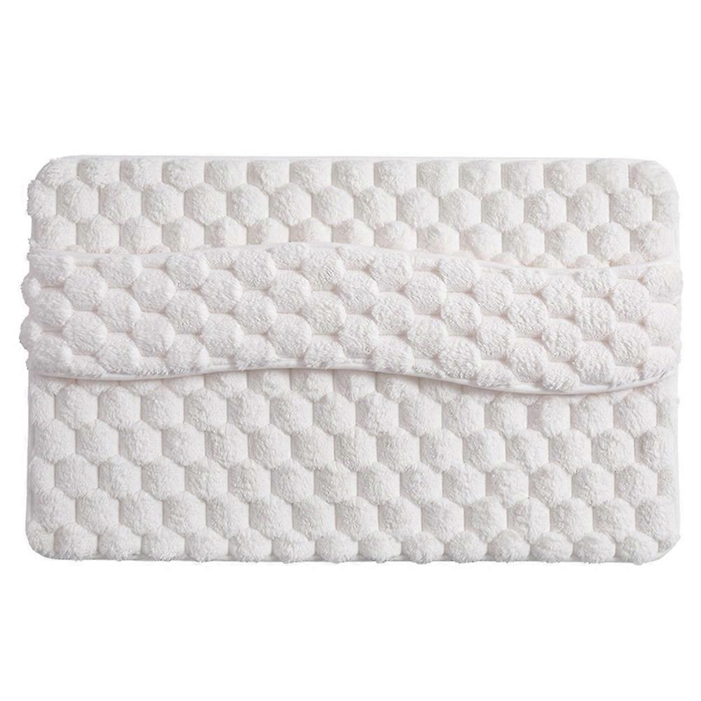 40 x 60cm 3D Textured Memory Foam Bathroom Mat Absorbent Non Slip Shower Rug Quick Dry Floor Mat