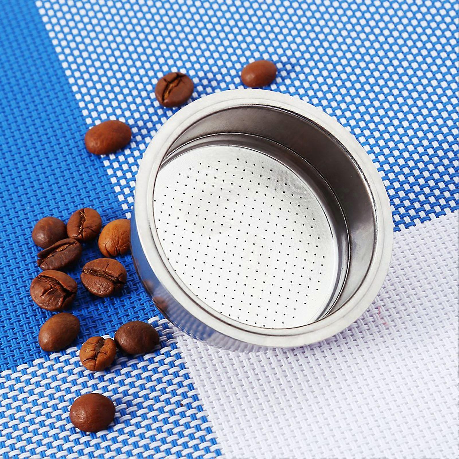 Stainless Steel 2-Cup Coffee Pressurized Filter Basket 5.2cm Silver