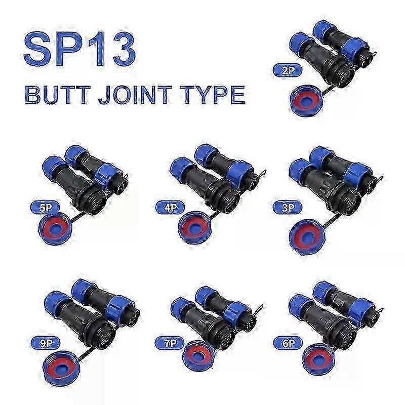 SP1310 SP1311 Waterproof docking connector plug SP13 2pin 3pin 4pin...