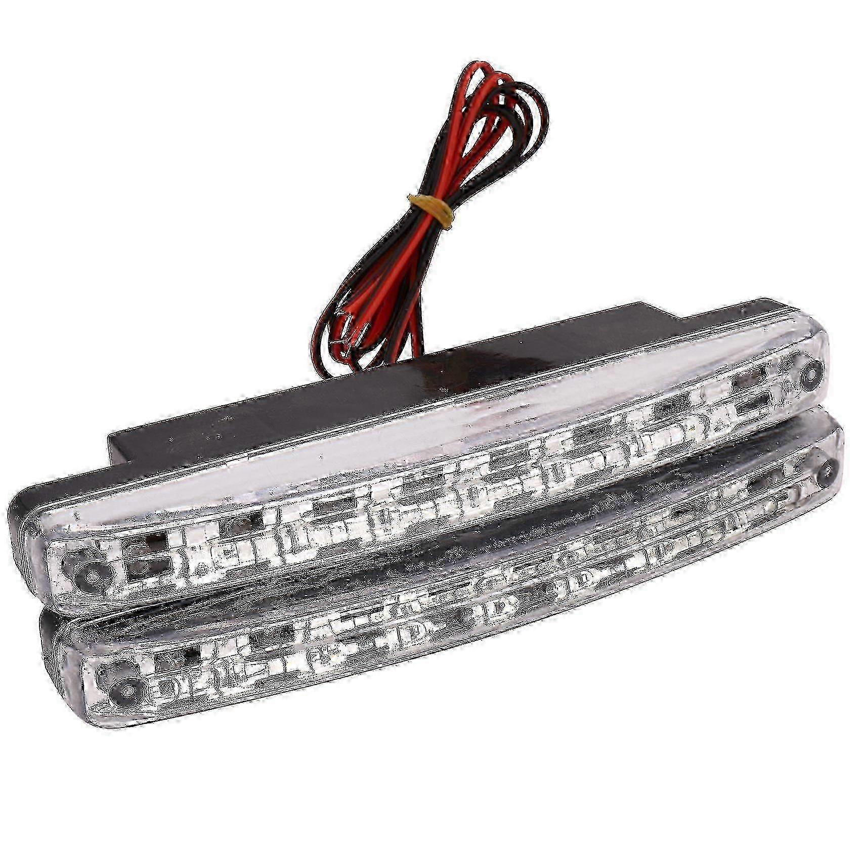 8 LED daytime running lights super white universal 12V