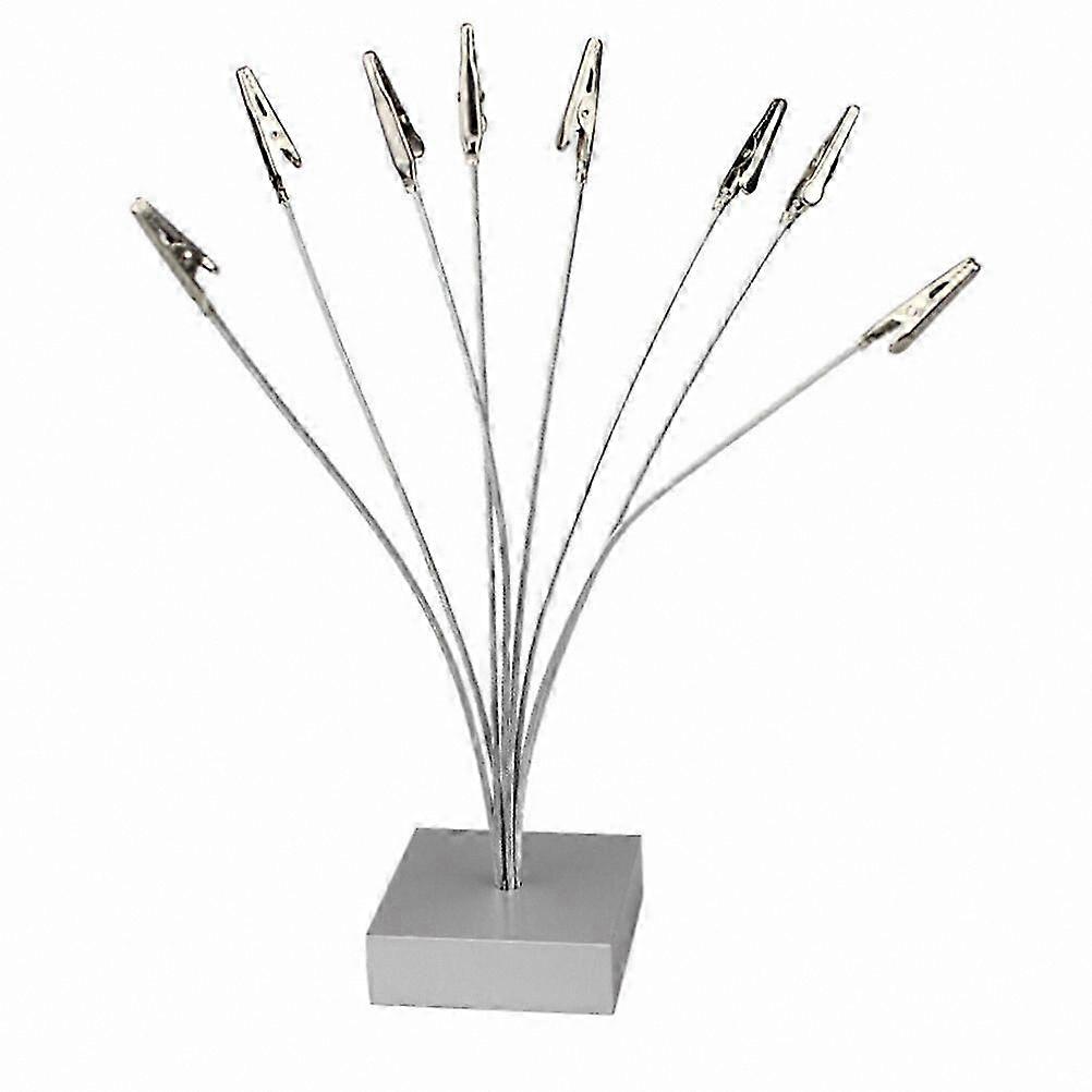 Decorative Photo Display Tree with 8 Clips for Pictures and Cards - Stylish Desktop Stand for Home or Office Use