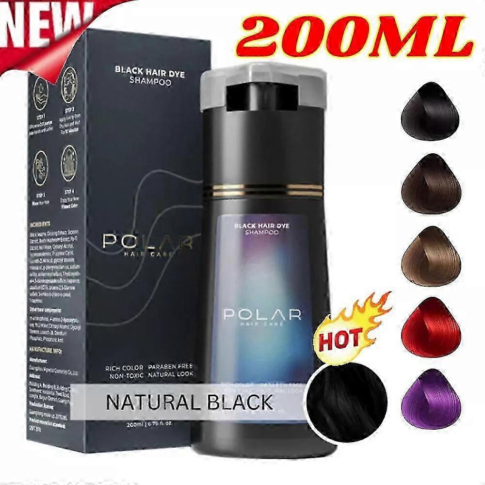 Polar Hair Care Color-Depositing Shampoo for Vibrant Gray Coverage