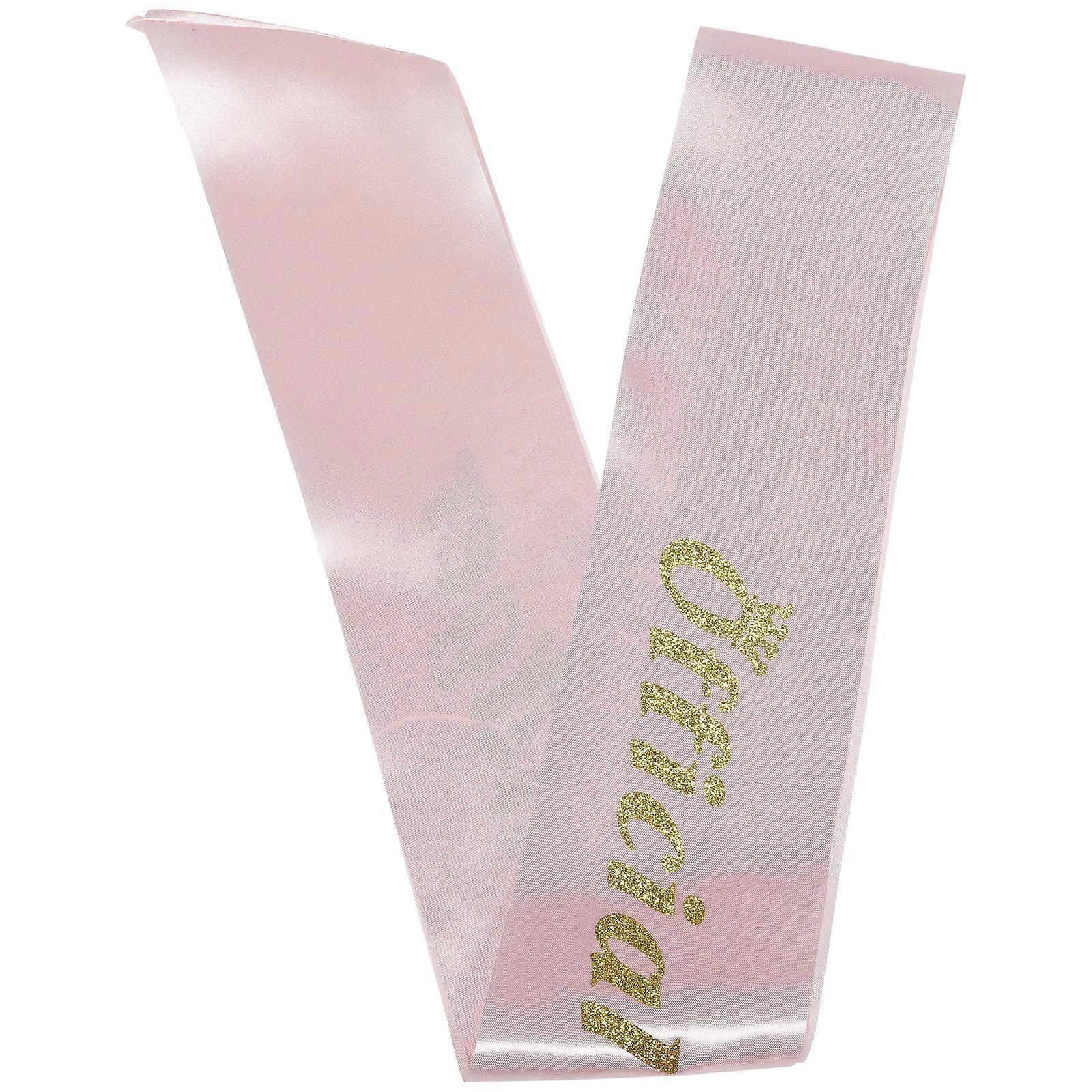 Graduation Sash For Kids Decorative Keepsake Party Accessory 158X9.5CM Pink 1Pcs