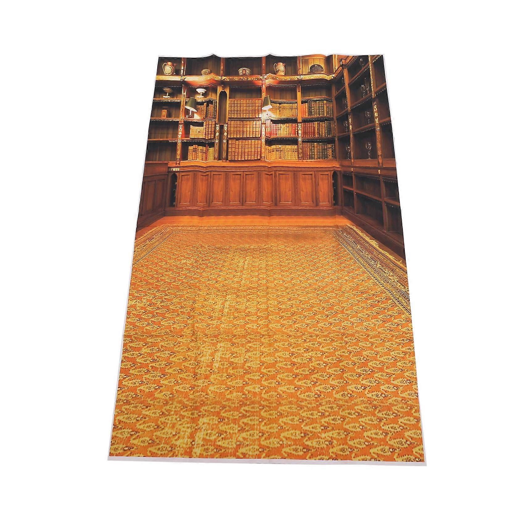 Retro Study Library Books Shelf Photography Photo Background Backdrop Prop 3X5FT