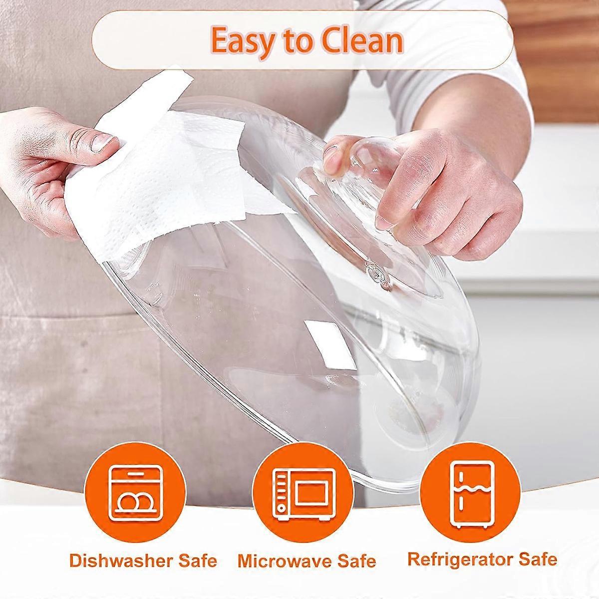 Couvercle anti-éclaboussures pour micro-ondes en verre borosilicate