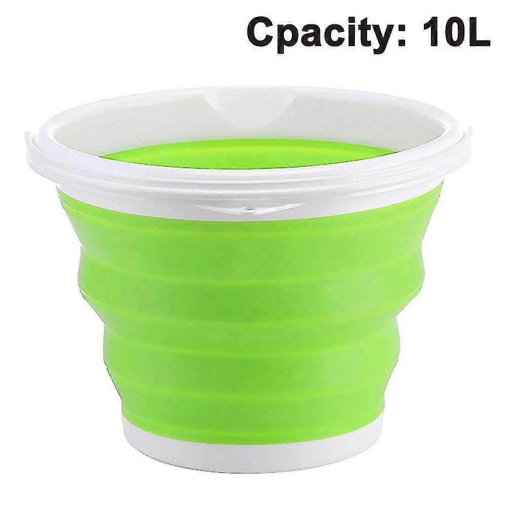 Collapsible Bucket With Handle Foldable Beach Toys Container,5l