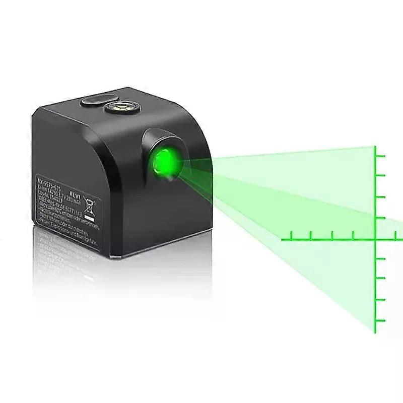 Mini Portable Cross Laser Level Green Light Laser Beam with Horizontal & Vertical Line Precise Tool Construction Tool