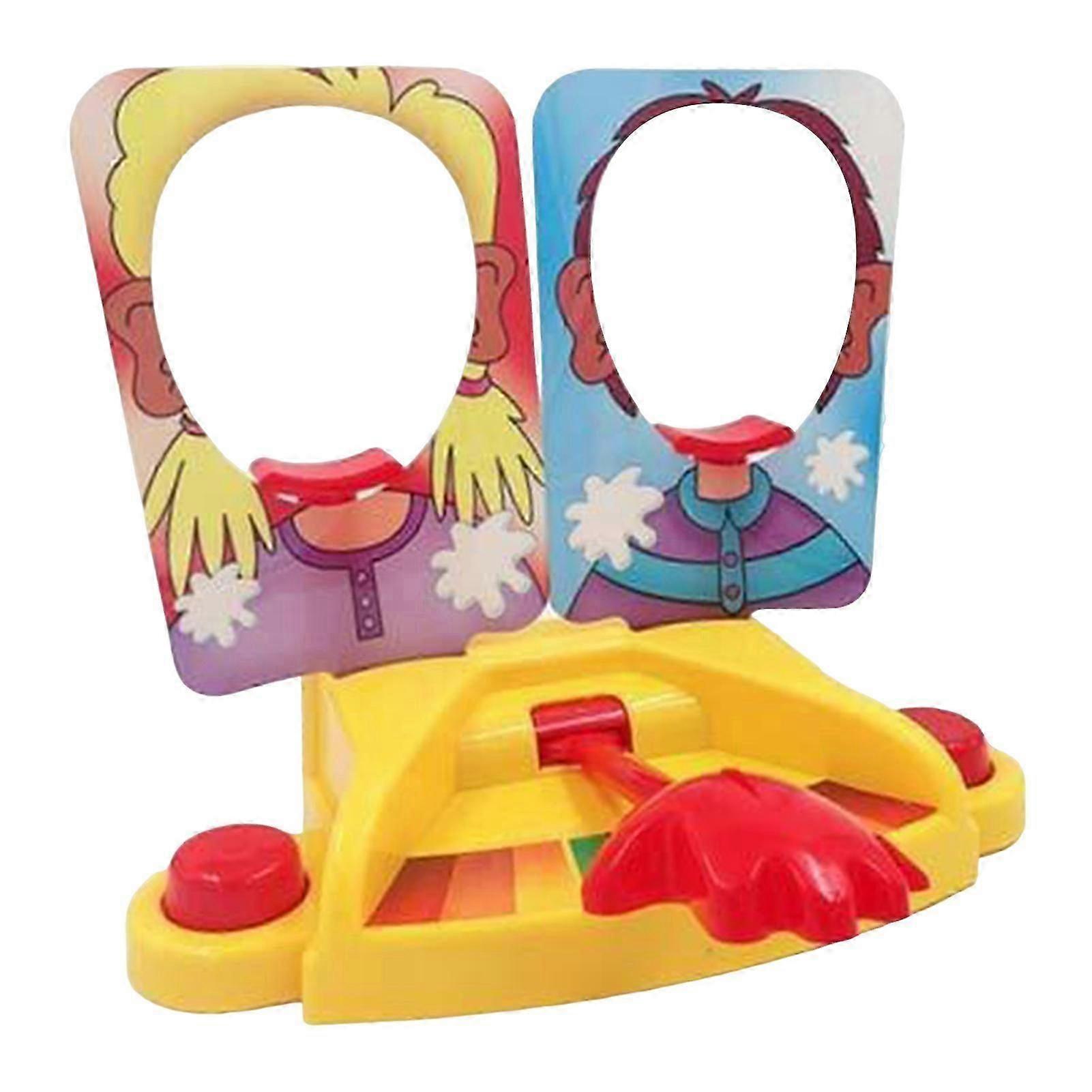 Cake Cream Pie-Face Game for Family Party Funny Joke Machine Toy for Kids Adults