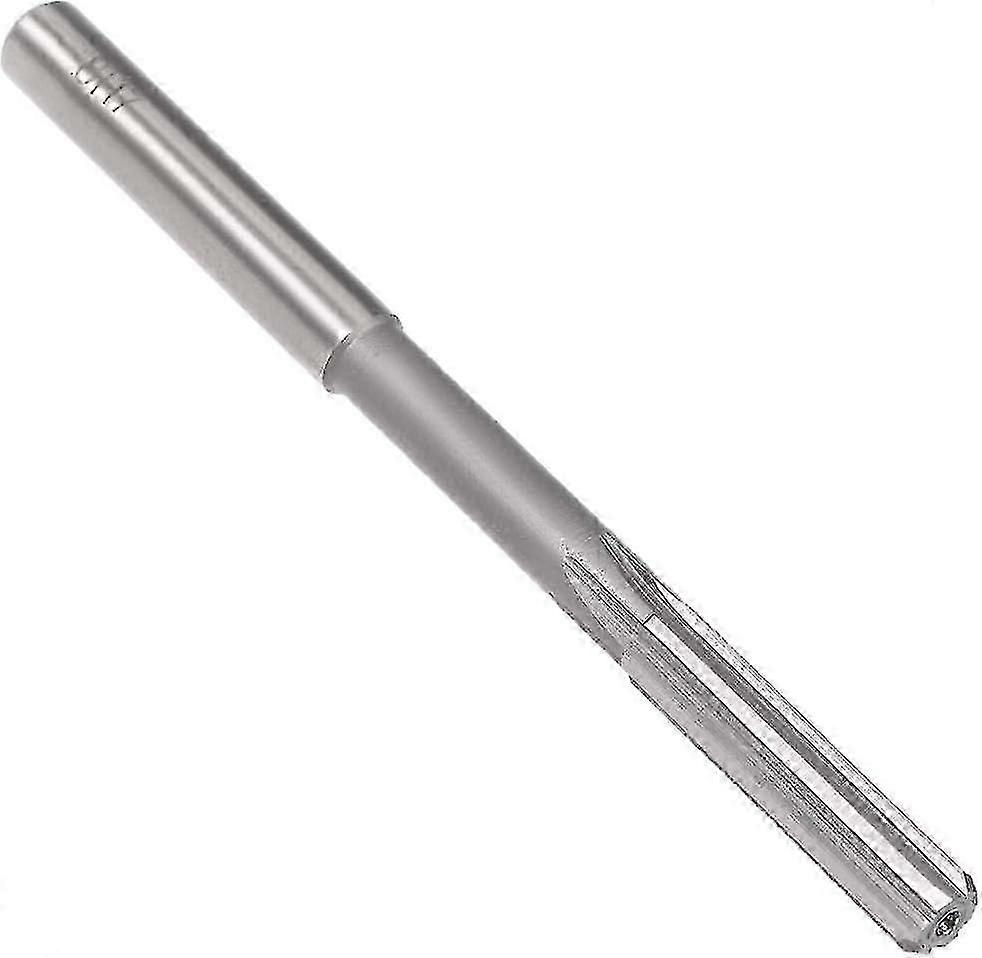Chucking Reamer, 8mm H7 HSS 6 Straight Flutes Round Shank Metric Lathe Machine Cutting Tool