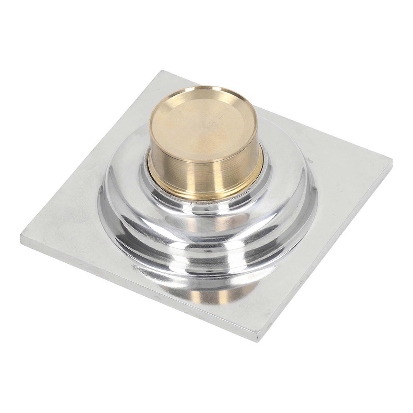 Squared Floor Drain Type A 10x10cm Electroplated Metal Cover