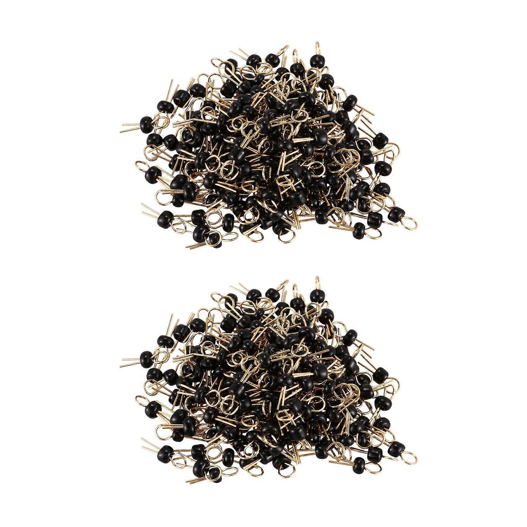 400Pcs Black Soldering PCB Board Breadboard Test Point Pin