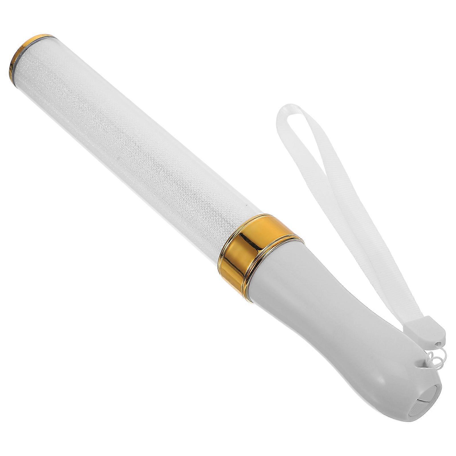 Practical Cheering Stick Light Stick for Party Use 2Pcs White Reusable Sticks