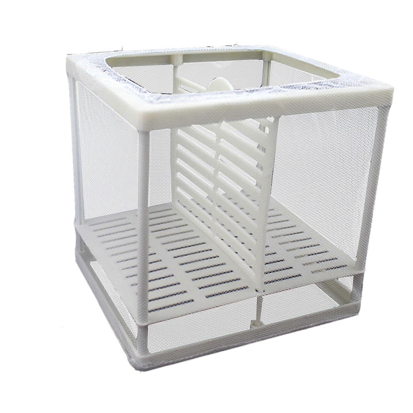 TOOYFUL Aquarium Net Breeding Net Hatching Mesh Aquarium Box Feeding Container Clown S with Clapboard
