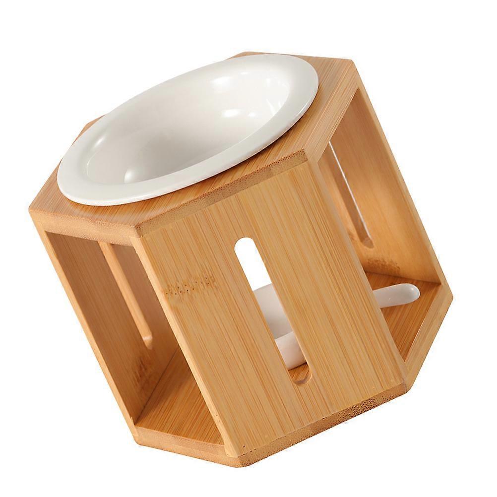 Aroma Diffuser Ceramic Bamboo Essential Oil Burner 4Sets for Home