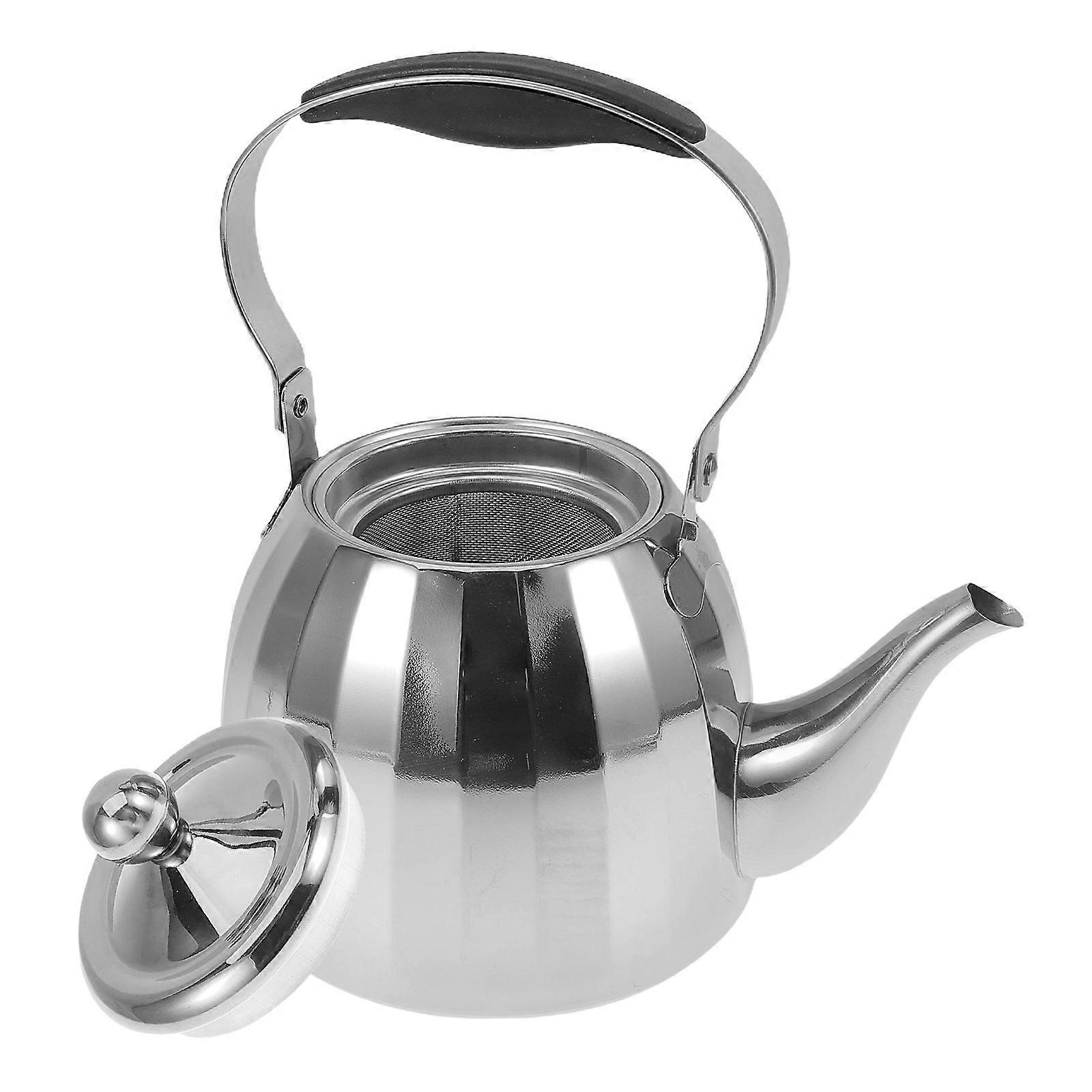 Stainless Steel Teapot for Home Use with Handle 2Pcs Tea Kettle