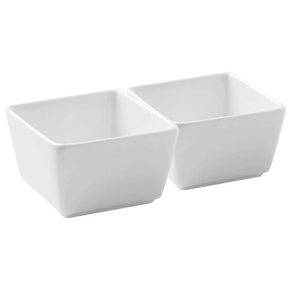 Soy Sauce Dipping Bowls 4 Pcs 9x9cm Ceramic Holding Ketchup Suitable For Home Dining Events